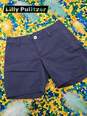 *1312 Lilly Pulitzer textured Jane shorts Women 00